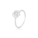 ANEL FLOR COM PEDRA DE 3MM