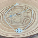 PULSEIRA CIRCULO E TREVO CRAVEJADO